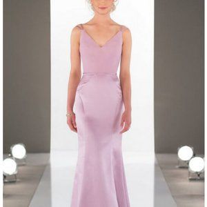 Sorella Vita Satin and Chiffon Bridesmaid Gown